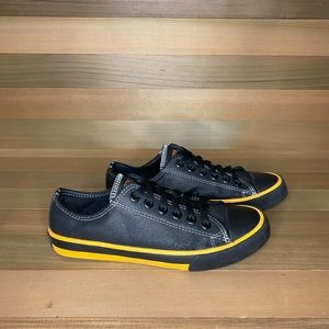Harley Davidson Black/Orange Sneaker - Womans 8